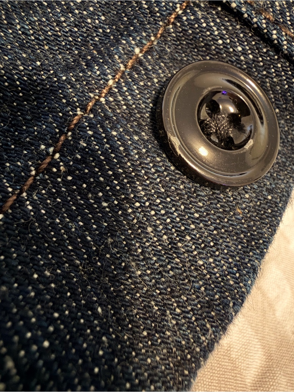 Lemaire Unisex Boxy Denim Jacket Indigo - Picture 8 of 8